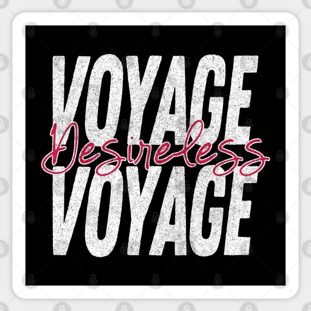 Desireless / Voyage Voyage / 80s French Synthpop Sticker by DankFutura